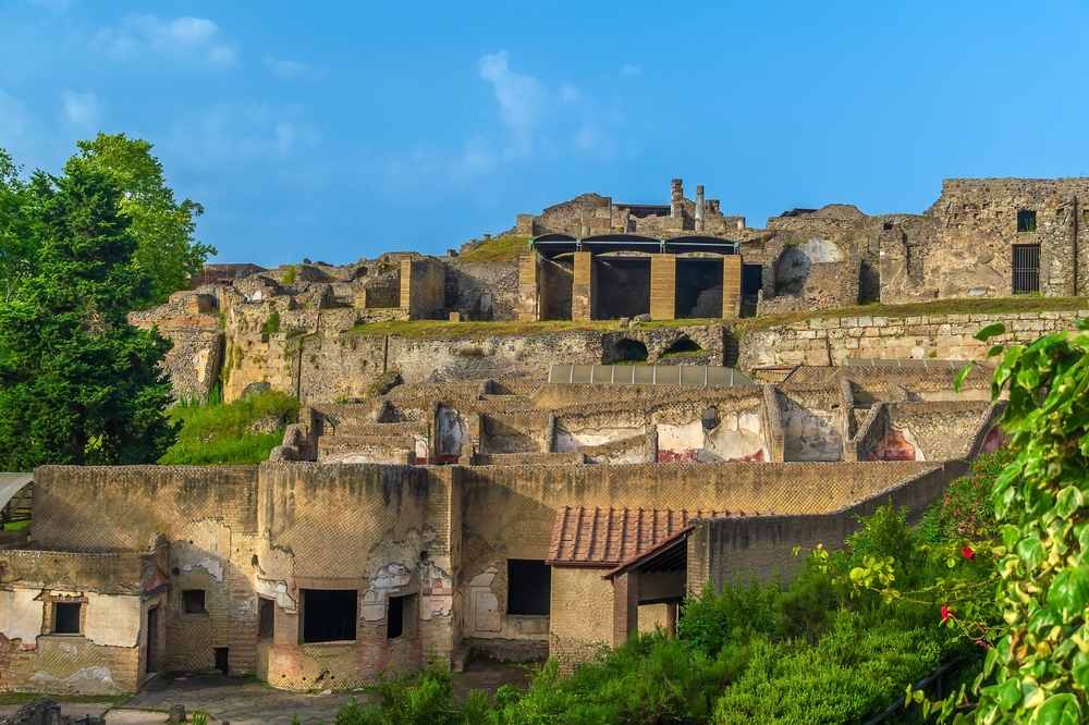 Intricate Roman mosaic floor discovered in Pompeii — evidence of the city's wealth and artistic sophistication