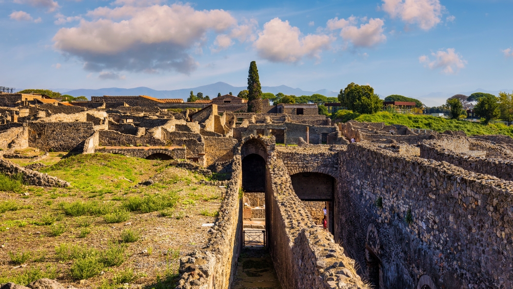 Plaster casts of Pompeii victims preserved in their final moments — a haunting reminder of the 79 AD eruption